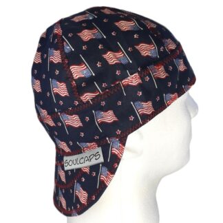 America the Beautiful Navy Welding Hat