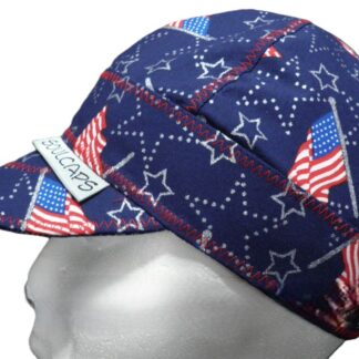 American Flags and Stars Welding Hat