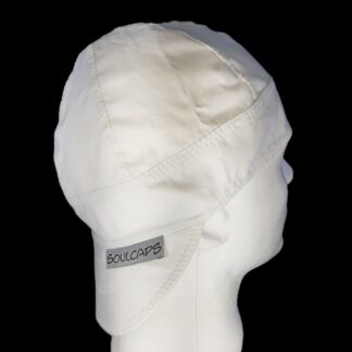 Solid White Drag Up Welding Hat