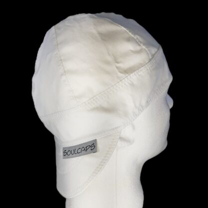 Solid White Drag Up Welding Hat